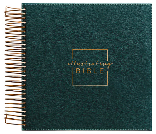CSB, Spiral-bound Illustrating Bible, Leathersoft Spiral, Green: Draw, Write, and Reflect Your Way Through Scripture by DaySpring, 9781644543269
