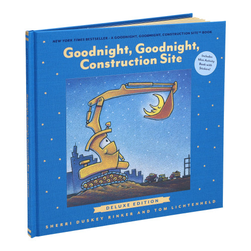 Goodnight, Goodnight, Construction Site Deluxe Edition (Includes Mini Activity Book with Stickers!) by Sherri Duskey Rinker, Tom Lichtenheld, 9781797236964