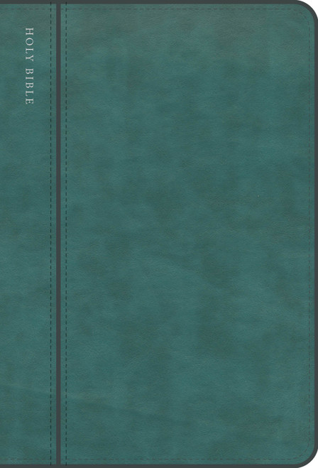 CSB Large Print Compact Reference Bible, Optimal Type, Digital Study Edition, Teal LeatherTouch by CSB Bibles by Holman, 9798384552994
