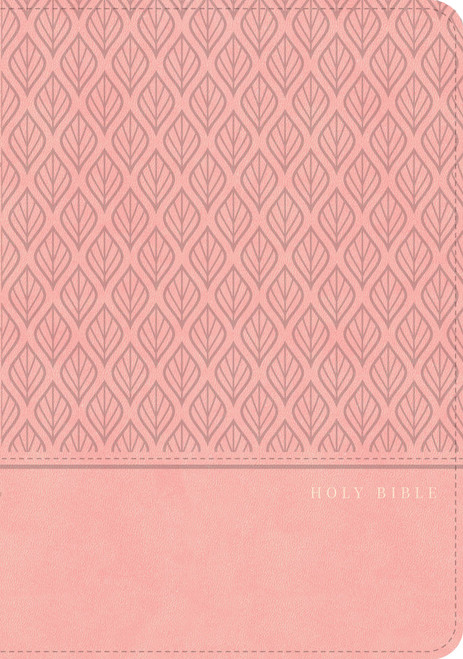 CSB Personal Size Giant Print Bible, Optimal Type, Digital Study Edition, Pink LeatherTouch by CSB Bibles by Holman, 9798384553052