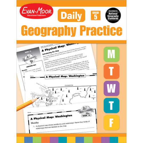 Daily Geography Practice Grade 5 Te by Evan-Moor Educational Publishers, 9781557999740