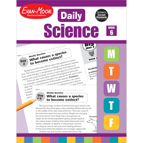 Daily Science Grade 6+ Te by Evan-Moor Educational Publishers, 9781596739307