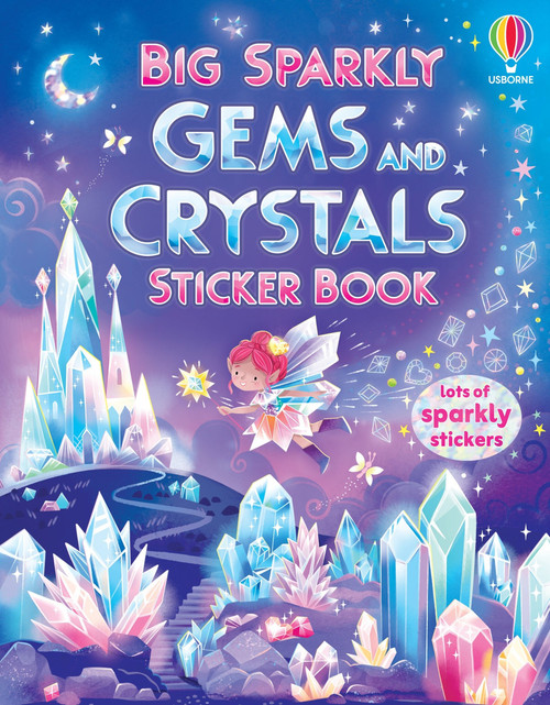 Big Sparkly Gems and Crystals Sticker Book by Katie Wood, Jessica Greenwell, 9781836054801