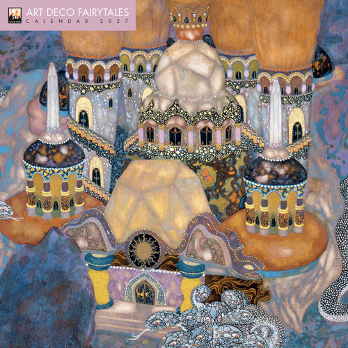 Art Deco Fairytales Wall Calendar 2027 (Art Calendar) by Flame Tree Studio, 9781806940066