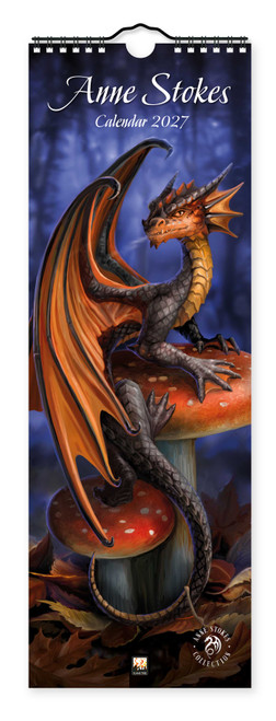 Anne Stokes Slim Calendar 2027 (Art Calendar) by Flame Tree Studio, 9781806941568