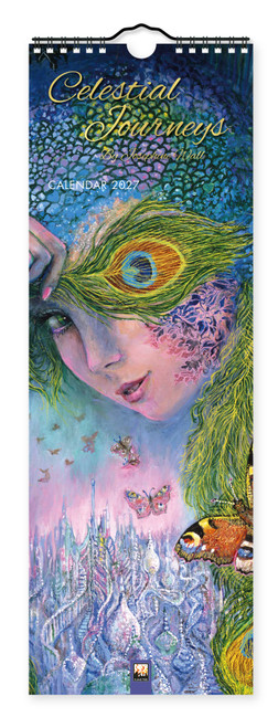 Celestial Journeys by Josephine Wall Slim Calendar 2027 (Art Calendar) by Flame Tree Studio, 9781806941599