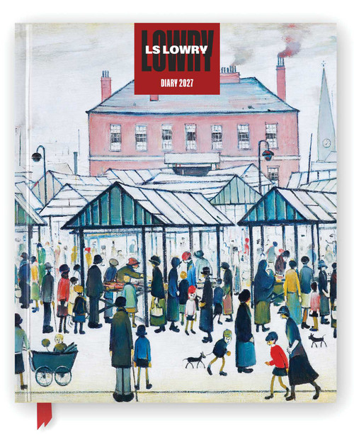 Lowry 2027 Desk Diary Planner - Week to View, Illustrated throughout by Flame Tree Studio, 9781806941742