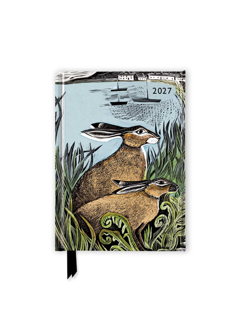 Angela Harding: Rathlin Hares 2027 Luxury Pocket Diary Planner - Week to View by Flame Tree Studio, 9781806941902