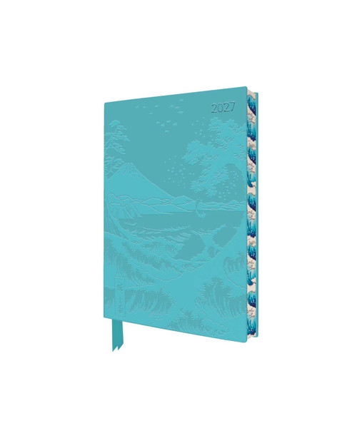 Utagawa Hiroshige: Sea at Satta 2027 Pocket Artisan Art Vegan Leather Diary - Week to View by Flame Tree Studio, 9781806942121