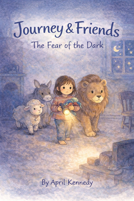 Journey and the Fear of the Dark (A Bedtime Story About Bravery) by April Kennedy, 9798893171105