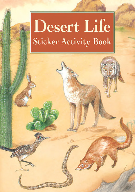 Desert Life Sticker Activity Book (Miniature Edition) by Steven James Petruccio, 9780486407470