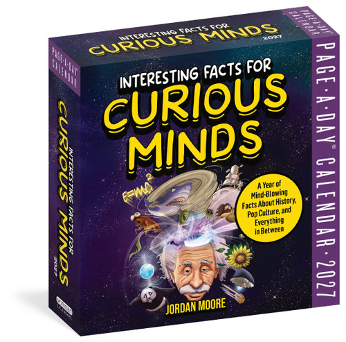 Interesting Facts for Curious Minds Page-A-Day® Calendar 2027 (A Year of Mind-Blowing Facts About History, Pop Culture, and Everything in Between) by Red Panda Press, Workman Calendars, 9781523533053