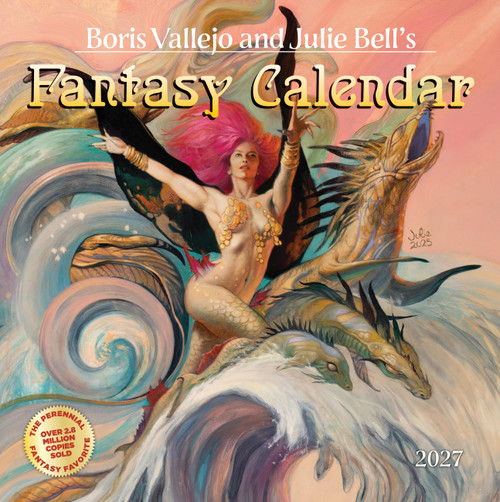 Boris Vallejo and Julie Bell's Fantasy Wall Calendar 2027 (A Year of Classic Fantasy Art for 2027) by Boris Vallejo, Julie Bell, Workman Calendars, 9781523534203