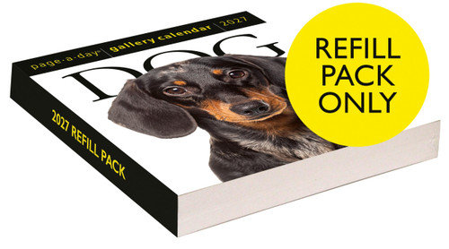 Dog Page-A-Day® Gallery Calendar Refill Pack 2027 (An Elegant Canine Celebration) by Workman Calendars, 9781523534593