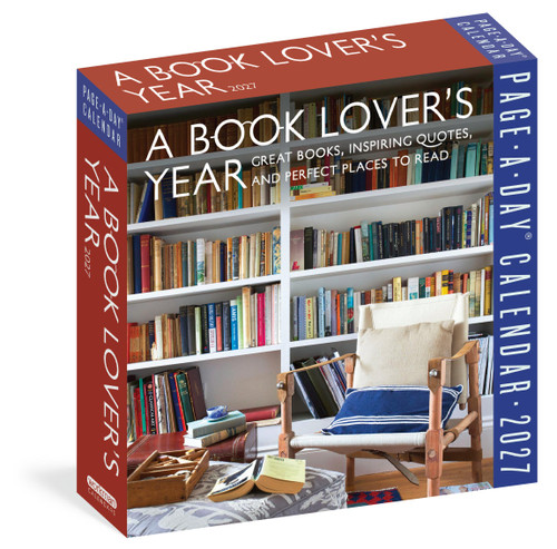 A Book Lover's Year Page-A-Day® Calendar 2027 (Great Books, Inspiring Quotes, and Perfect Places to Read) by Workman Calendars, 9781523534869
