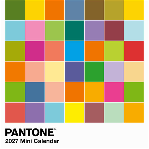 PANTONE Mini Wall Calendar 2027 by Pantone, 9781523536535