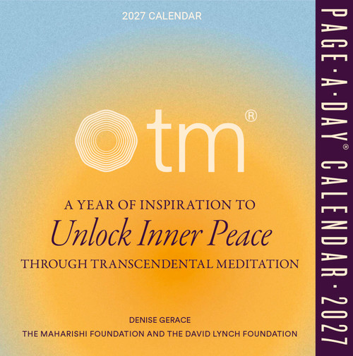 TM (Transcendental Meditation) Page-A-Day® Calendar 2027 (A Year of Inspiration to Unlock Inner Peace Through Transcendental Meditation) by Workman Calendars, 9781523536955