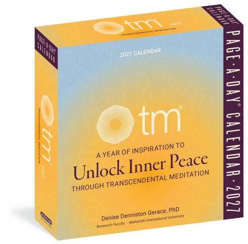 TM (Transcendental Meditation) Page-A-Day® Calendar 2027 (A Year of Inspiration to Unlock Inner Peace Through Transcendental Meditation) by Workman Calendars, 9781523536955
