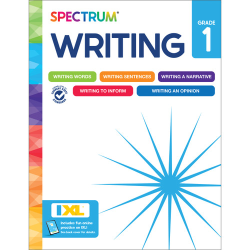 Spectrum Writing Workbook, Grade 1 by Spectrum, Carson Dellosa Education, 9781483878157