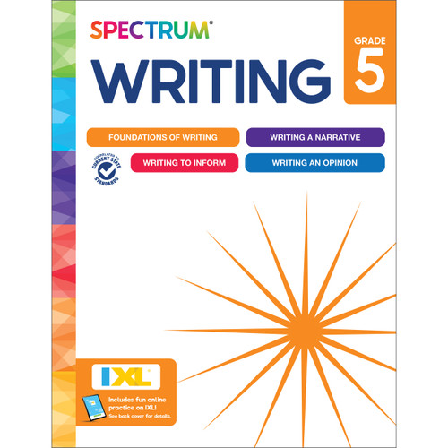 Spectrum Writing Workbook, Grade 5 by Spectrum, Carson Dellosa Education, 9781483878195