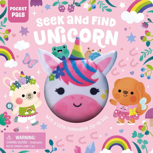 Pocket Pals: Seek and Find Unicorn (with A Cute Removable Zip-Up Bag) by IglooBooks, 9781836509813