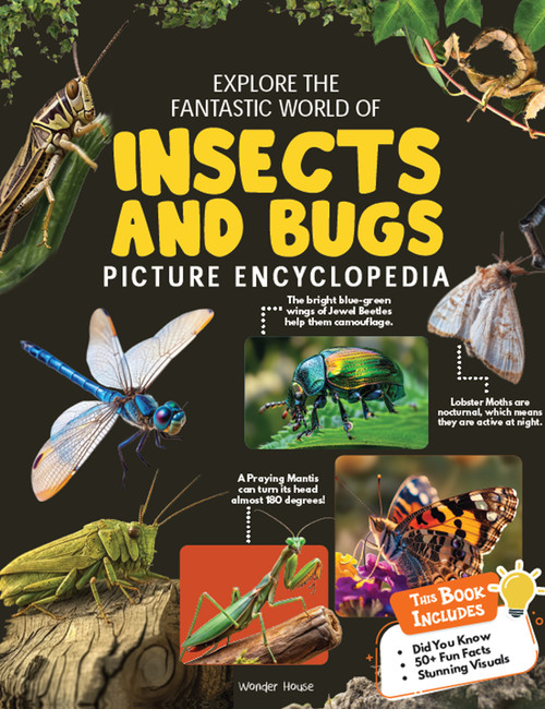 Explore Fantastic World of Insects And Bugs Picture Encyclopedia by Wonder House Books, 9789370899605