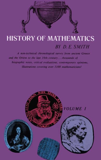 History of Mathematics, Vol. I by David E. Smith, 9780486204291