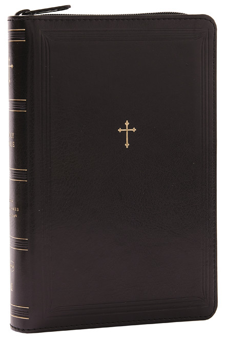 NKJV Compact Paragraph-Style Bible w/ 43,000 Cross References, Black Leathersoft Zipper Closure, Red Letter, Comfort Print: Holy Bible, New King James.. by Thomas Nelson, 9781400333387