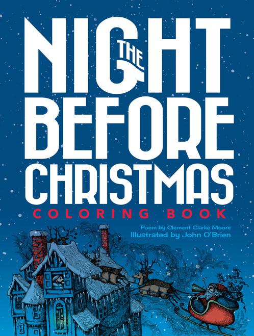 The Night Before Christmas Coloring Book by John O'Brien, Clement C. Moore, 9780486241692