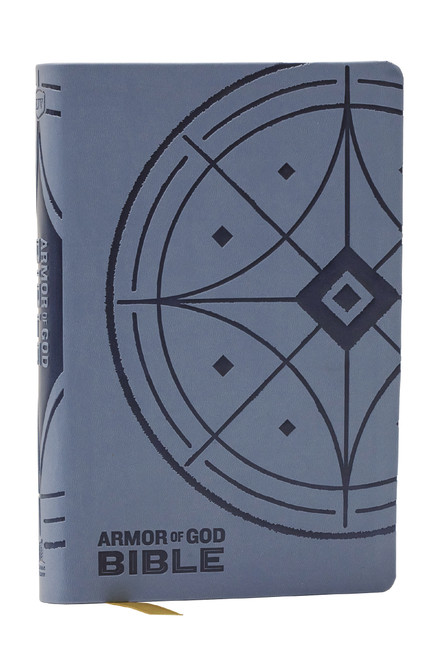 NKJV Armor of God Bible, Blue/Gray Leathersoft (Children's Bible, Red Letter, Comfort Print, Holy Bible): New King James Version by Thomas Nelson, 9781400336807