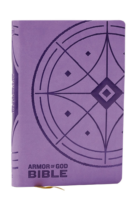 NKJV Armor of God Bible, Purple Leathersoft (Children's Bible, Red Letter, Comfort Print, Holy Bible): New King James Version by Thomas Nelson, 9781400336814