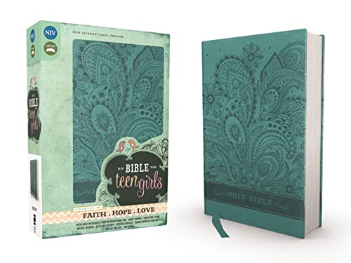 NIV, Bible for Teen Girls, Leathersoft, Blue (Growing in Faith, Hope, and Love - The Perfect Christian Faith Gift for Your Teenage Girl, Age 13-18) by Zondervan, 9780310749882