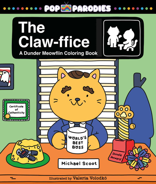 The Claw-ffice (A Dunder Meowflin Coloring Book) by Valeria Volodkó, 9781965636688