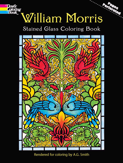 William Morris Stained Glass Coloring Book by William Morris, A. G. Smith, 9780486410425