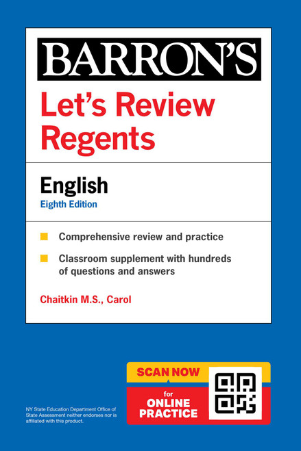 Let's Review Regents: English, Eighth Edition by Carol Chaitkin, 9798349703539