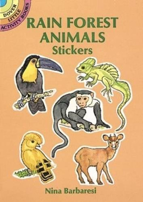 Rain Forest Animals Stickers (Miniature Edition) by Nina Barbaresi, 9780486285931