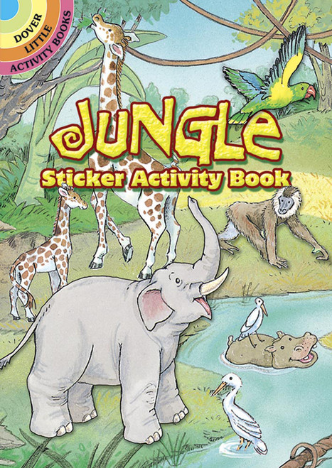 Jungle Sticker Activity Book (Miniature Edition) by Cathy Beylon, 9780486296456