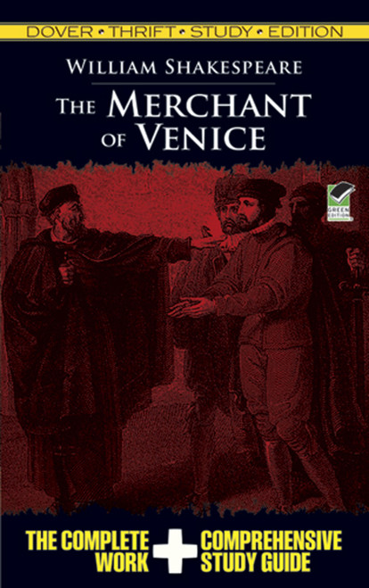 The Merchant of Venice Thrift Study Edition by William Shakespeare, 9780486475783