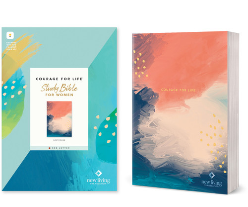NLT Courage For Life Study Bible for Women, Filament Enabled (Softcover, Red Letter) by New Living Translation, Tyndale, Courage for Life, Ann White, 9798400522659