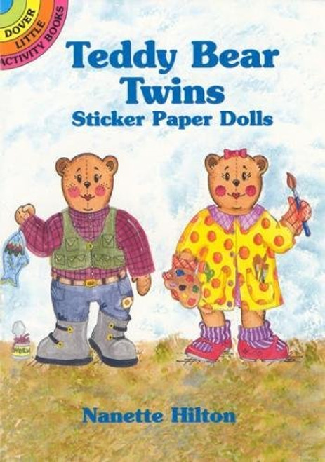 Teddy Bear Twins Sticker Paper Dolls (Miniature Edition) by Nanette Hilton, 9780486418445