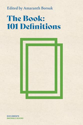 The Book (101 Definitions) by Amaranth Borsuk, 9781778430879