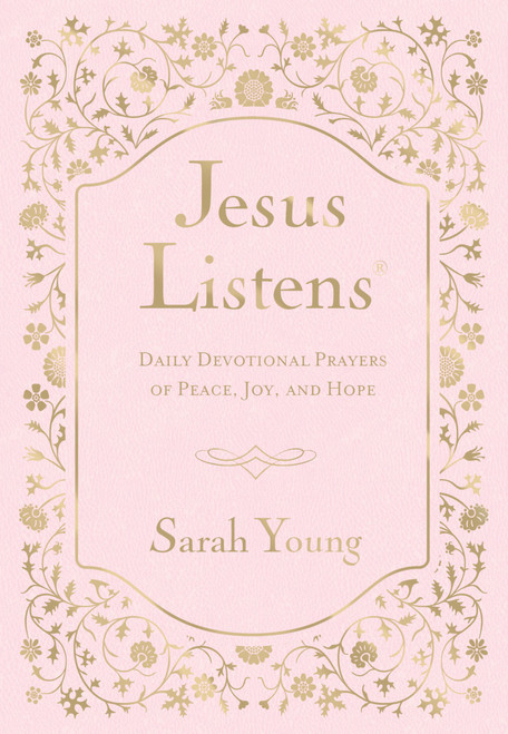 Jesus Listens, Pink Leathersoft, with Scripture References (Miniature Edition) by Sarah Young, 9781400258369
