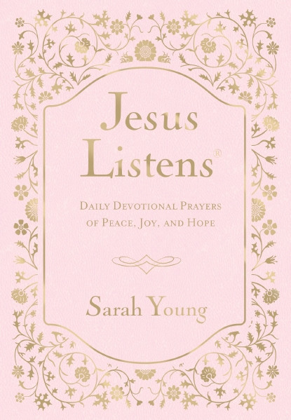 Jesus Listens, Pink Leathersoft, with Scripture References (Miniature Edition) by Sarah Young, 9781400258369