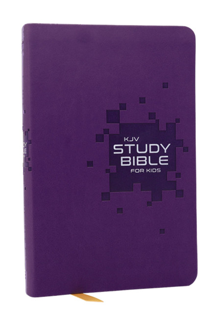 KJV Study Bible for Kids, Purple Leathersoft (The Premier Study Bible for Children (Ages 7-12)) by Thomas Nelson, 9781400353095