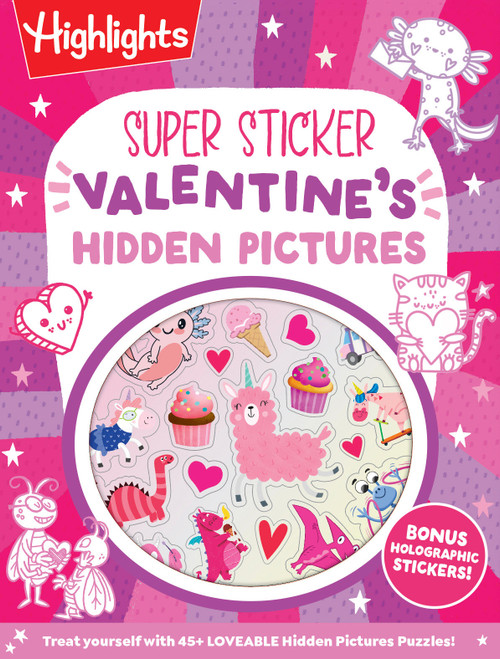 Super Sticker Valentine's Hidden Pictures by Highlights, 9781639626397