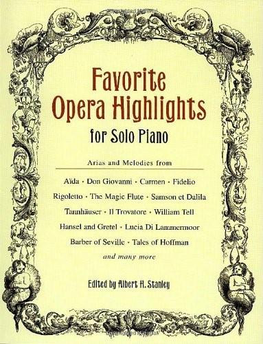 Favorite Opera Highlights for Solo Piano by Albert H. Stanley, 9780486446332