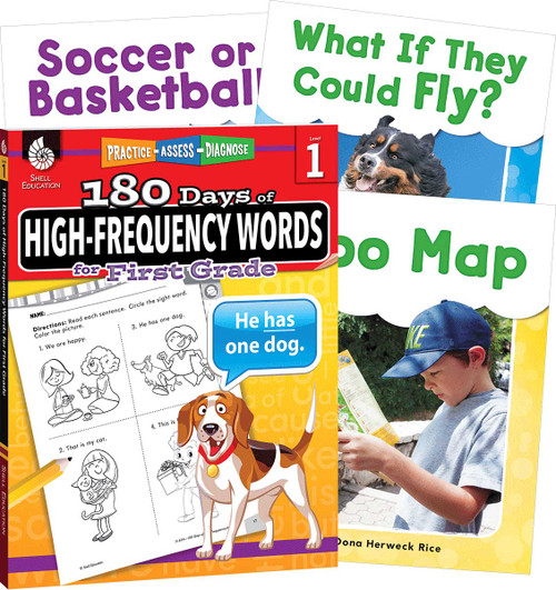 Learn-at-Home: High-Frequency Words Bundle Grade 1: 4-Book Set by Multiple Authors, 9781644912270