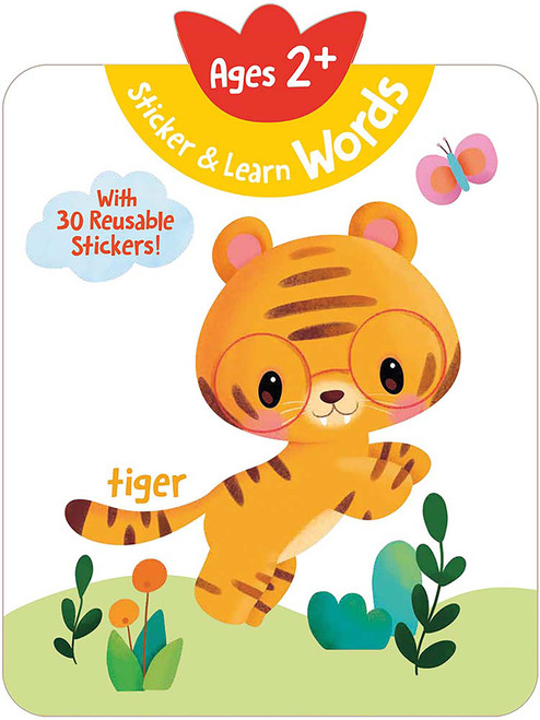 Sticker & Learn Words (Ages 2+) (With 30 Reusable Stickers) by Yoyo Books, 9789465054346