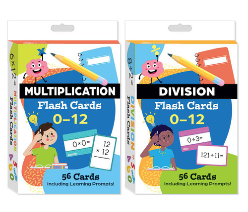 Multiplication & Division Flash Card 2-Deck Set (Miniature Edition) by Teacher Created Materials, 9798330922475