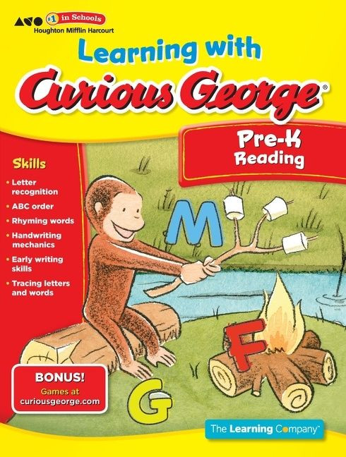 Learning with Curious George Pre-K Reading by The Learning Company, 9780547790541